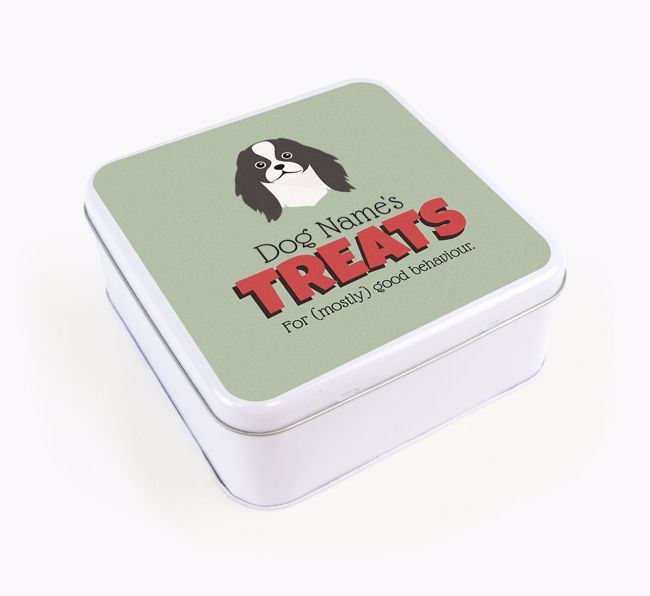 Personalised Retro Design Square Tin for your {breedFullName}